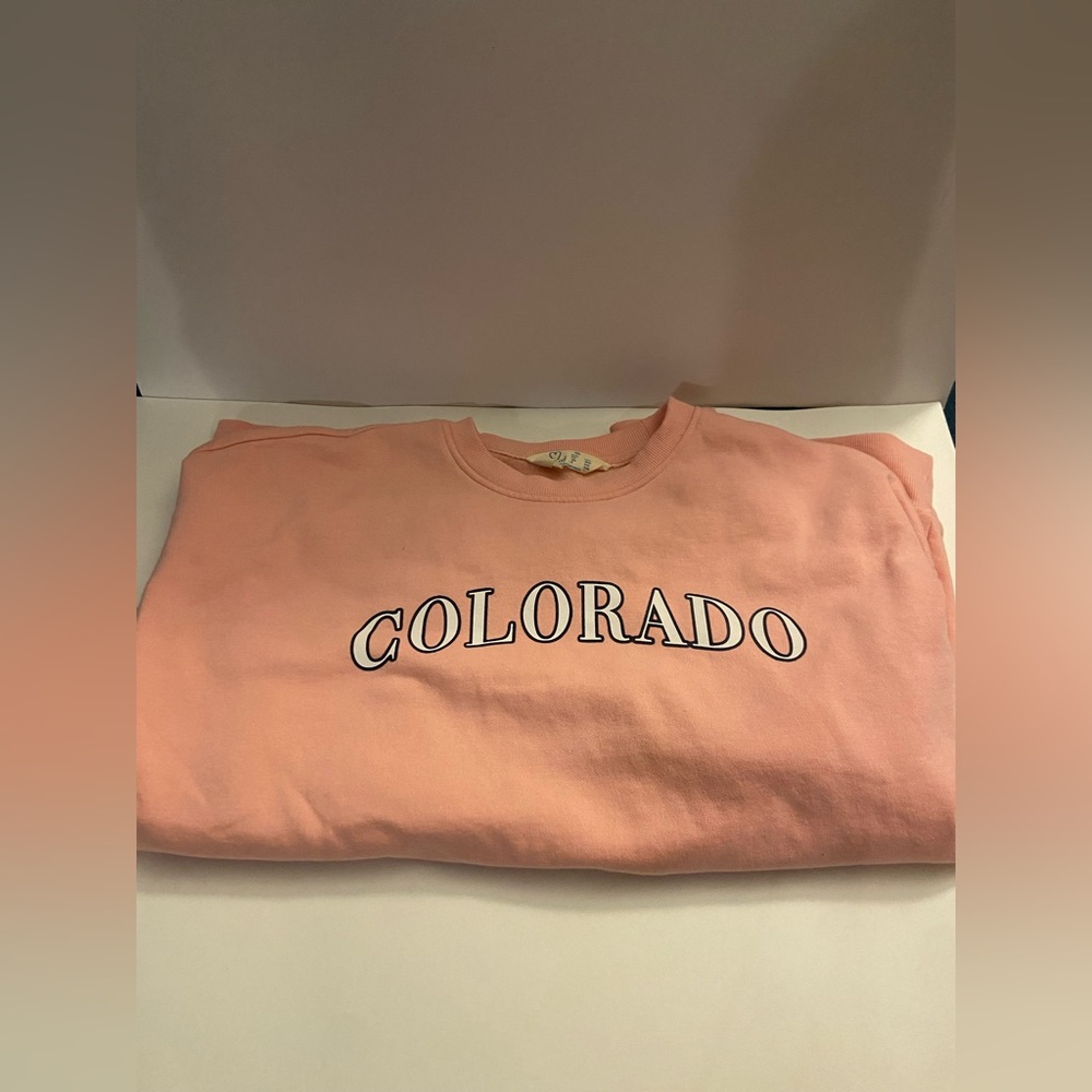 Primark Cares: Pink “Colorado” Crewneck Sweatshirt